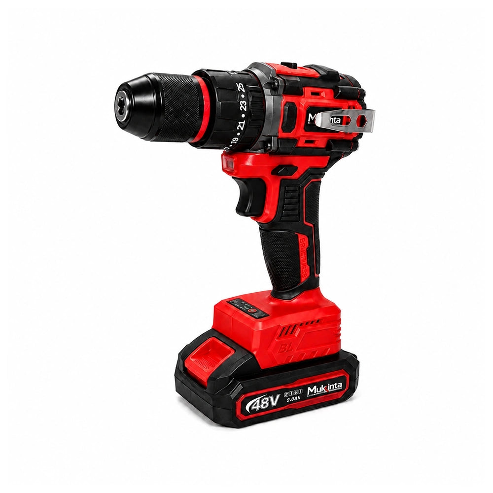 Taladro Inalámbrico Brushless Mukinta con 2 Baterías y Accesorios | GJTZ-G121